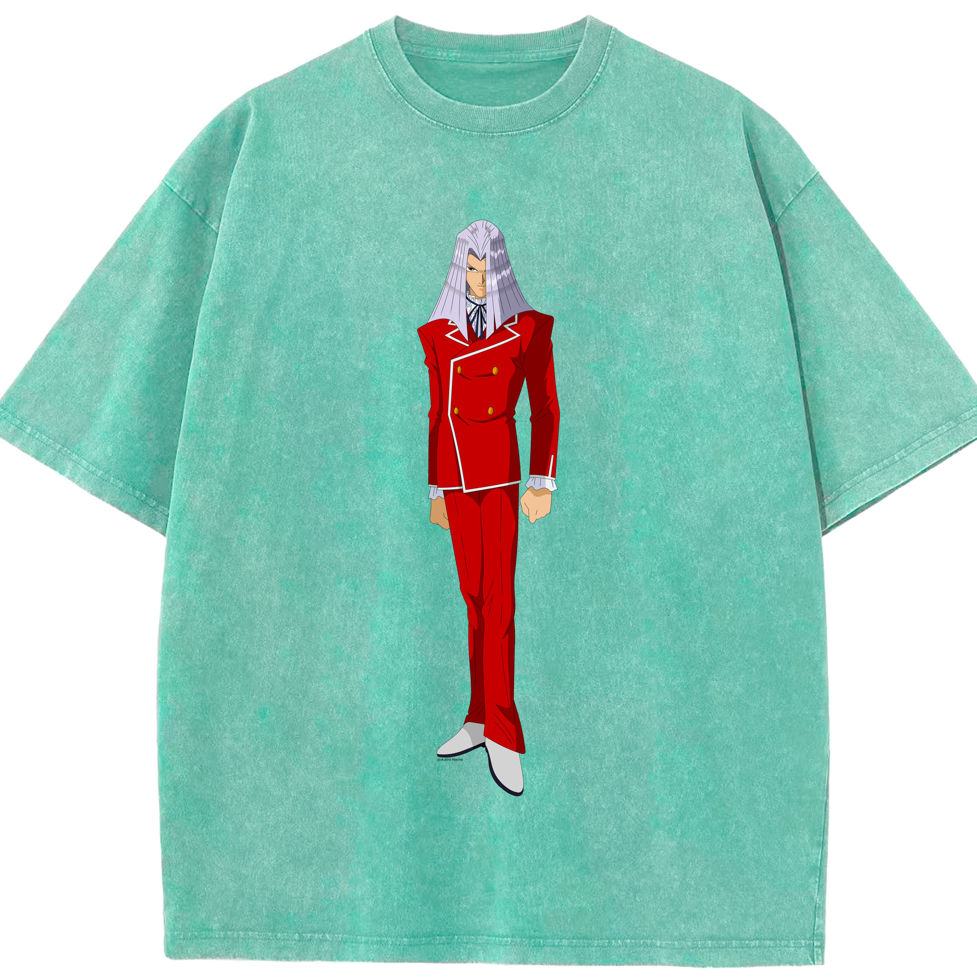 （画像用） 遊☆戯☆王 Yu-Gi-Oh! 綿100% ヴィンテージ風 半袖Tシャツ（フロントプリント）